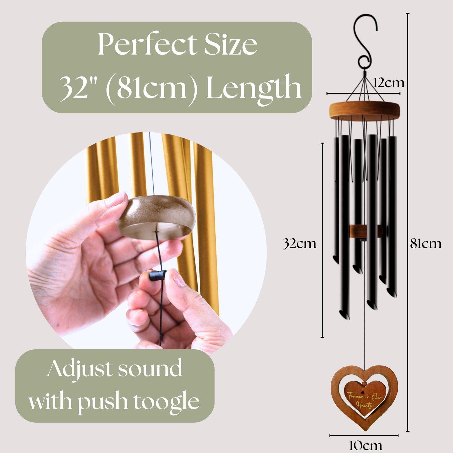 Personalised Pet Memorial Wind Chimes