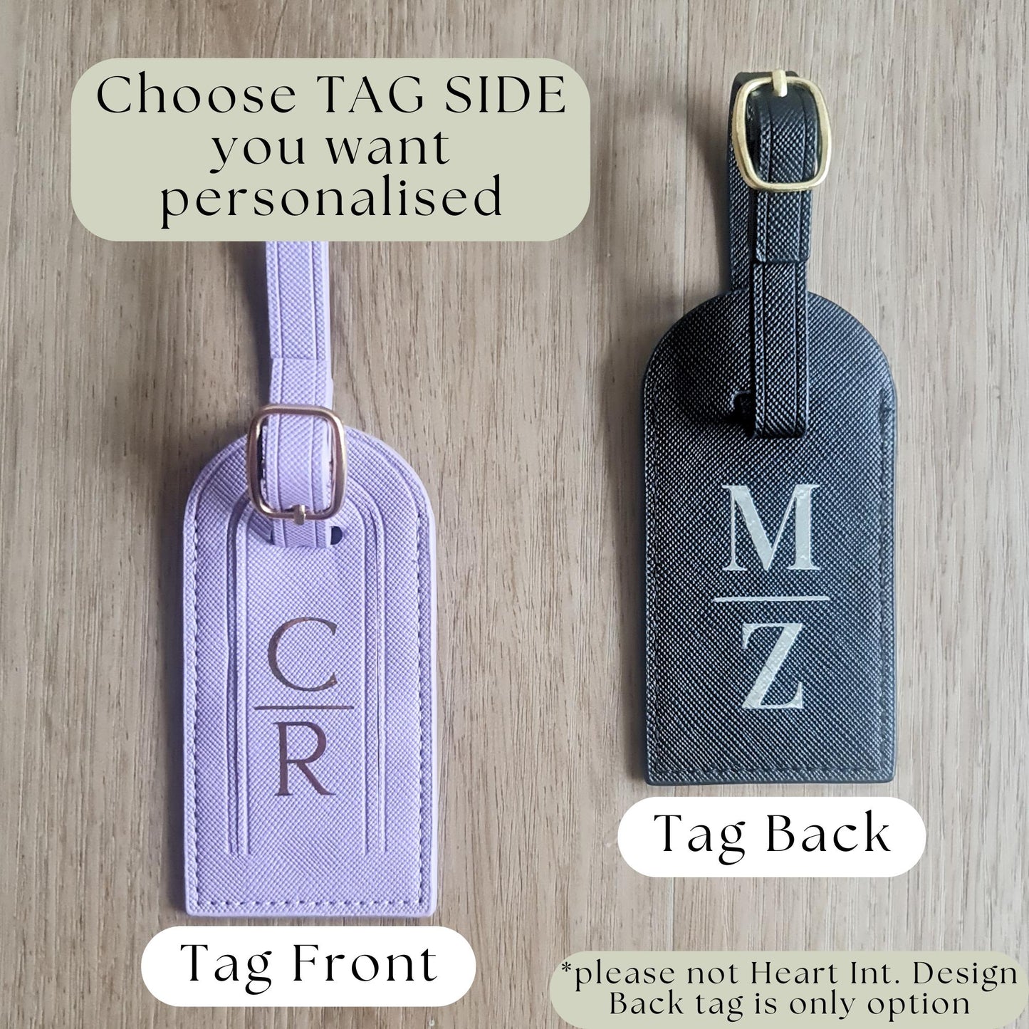 Luxury Personalised Travel Gift Set with Passport Cover & Luggage Tag