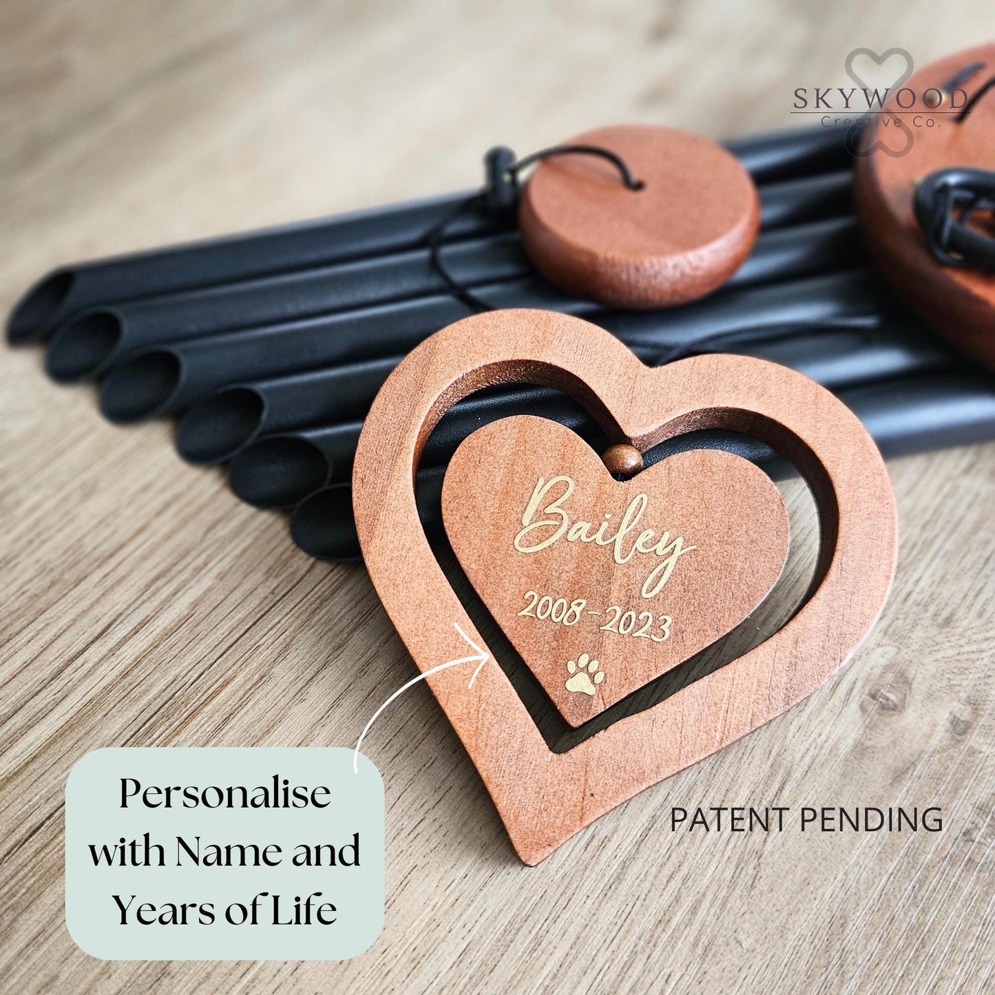 Personalised Pet Memorial Wind Chimes